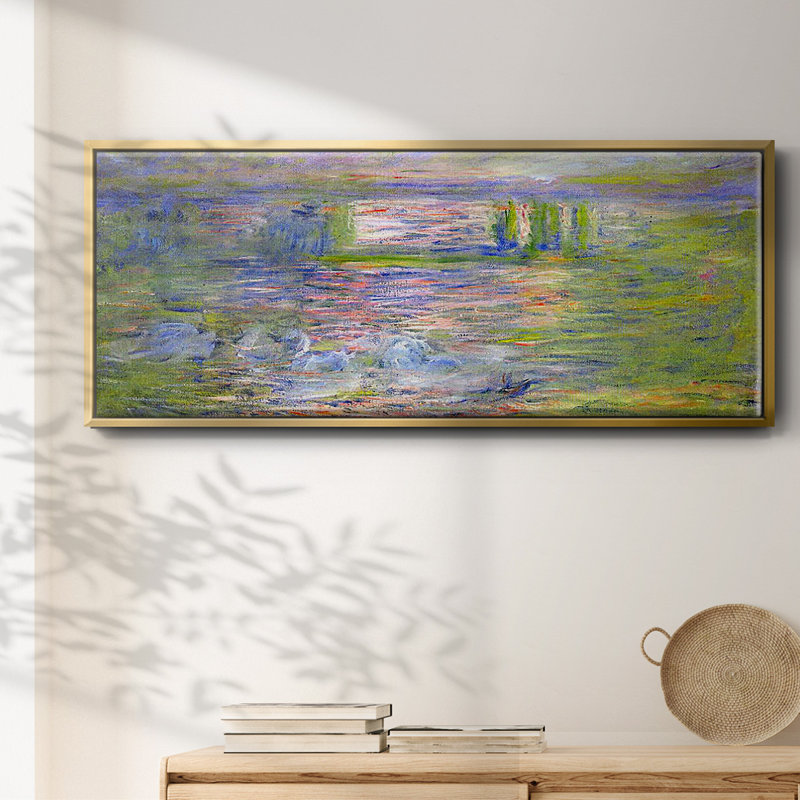 Charing Cross Bridge- Framed Canvas, 24" H x 60" W