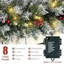 2cm Lighted Faux Pine Garland with Lights