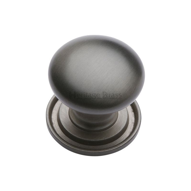 Heritage Brass Heritage Cabinet Knob Round Design, 3.3cm H x 3.8cm W x 3.8cm D, Matt Bronze