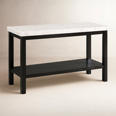 Benniton 48'' Marble Top Console Table