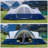 Camping Tent 10-Person-Family Tents, Parties, Music Festival Tent, Big, Easy Up, 5 Large Mesh Windows, Double Layer, 2 Room, Waterproof, Weather Resistant, 18ft x 9ft x78in-112925915