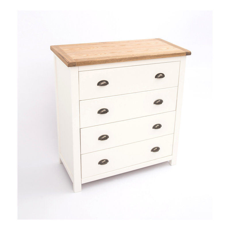 90 cm W Chest of 4 Drawers