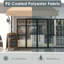 Dakota Fields 300 cm W x 120 cm D Polyester Retractable Patio Awning