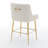 Tufted Velvet Counter Stool-356271182