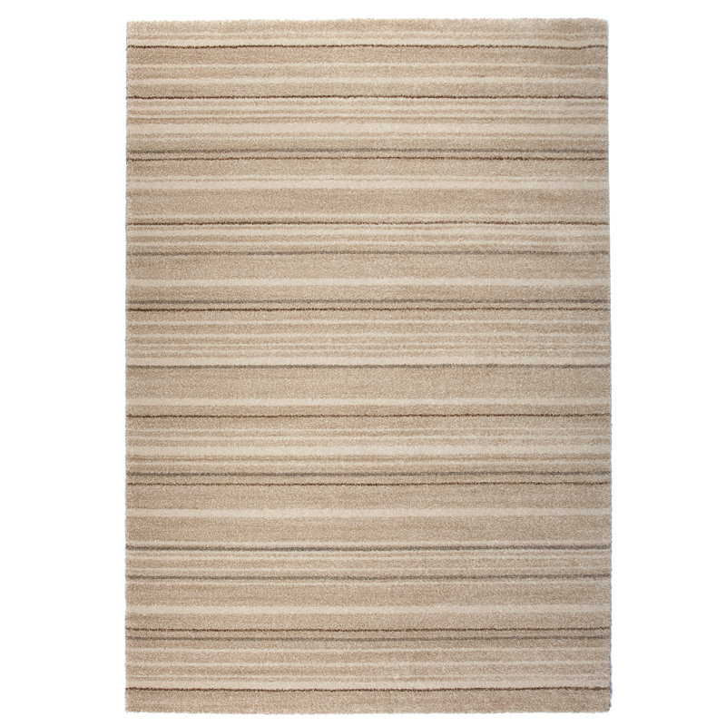 Tapis beige tissé à la machine Givry, Rectangle 5 pi 3 po x 7 pi 7 po