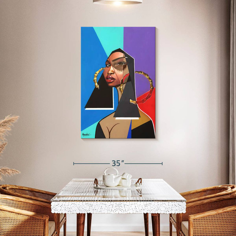 Leisha Black Mona Lisa, 30" H x 20" W