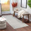 Grey Modern Rug, Geometric Stain Resistant Easy to Clean Rug For Living Room, Dining Room, Bedroom-129573639