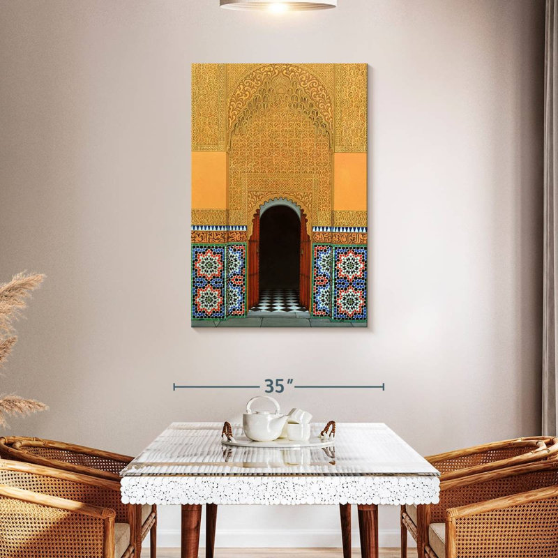 Aime Door Marrakech, 45" H x 30" W