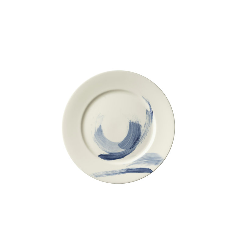 Brushstroke Handmade Bone China Dinner Plate