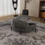 Repose-pieds rembourré demi-lune avec rangement-492289263