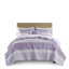 Courtepointe luxueuse en microfibre de style campagnard élégant, idéale pour les chambres à coucher