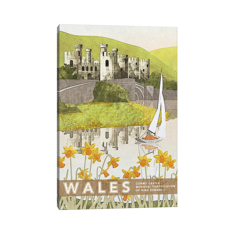 Wales Conwy by Missy Ames - Wrapped Canvas Print, 101.6 cm H x 66.04 cm W x 1.91 cm D