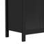 Armoire d'entrée avec motif ondulé - 3 tablettes réglables-1660228033