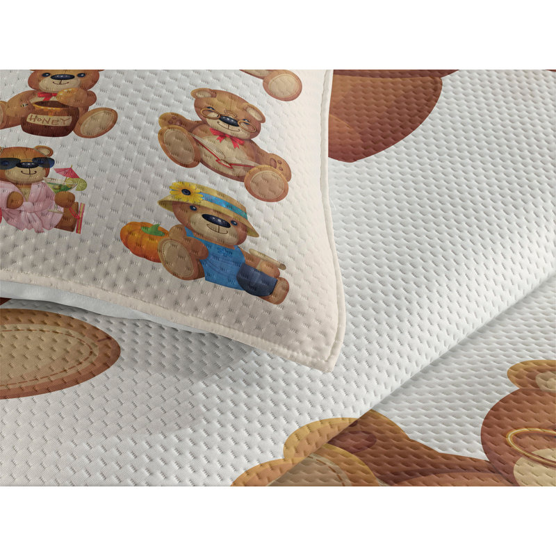 Coverlet, King Bedspread + 2 Shams