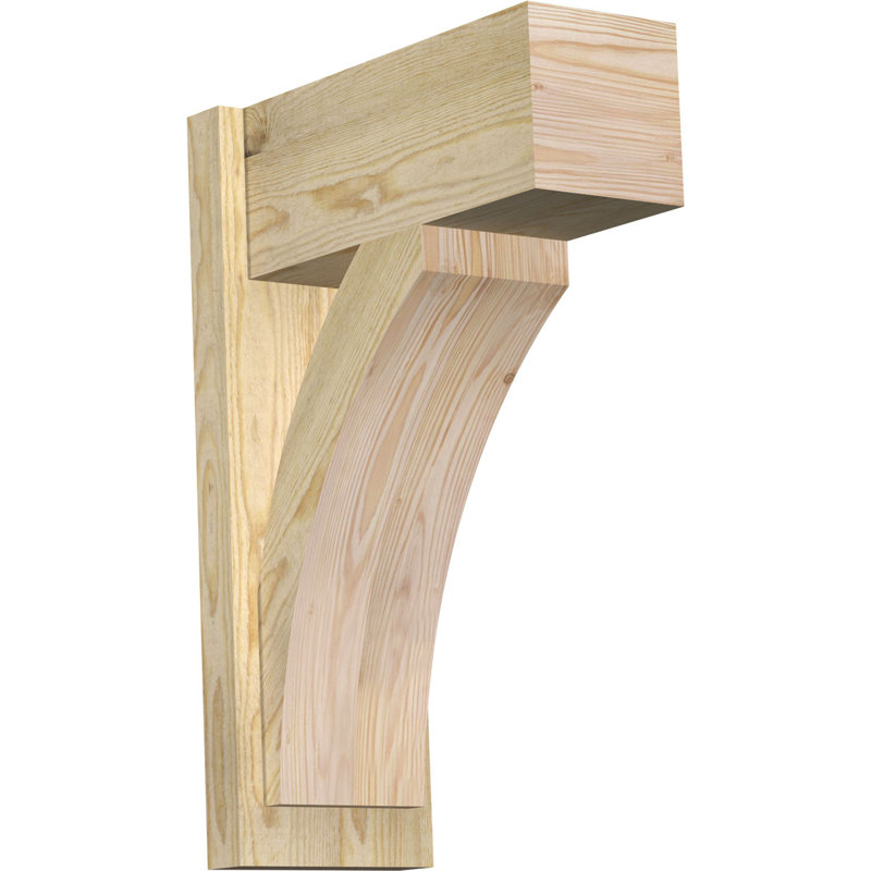 Bloc de bois rustique Thorton, P 20 po x H 28 po, Cèdre rouge occidental l 7 1/2 po (lisse)