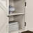 33.6" Antique White Sideboard Buffet With Fluted Patterns, Adjustable Feet, And A Smooth Surface For Dusting Mid Century Modern Entryway Cabinet Symmetrical Geometric Accent, High - Quality-1863793197