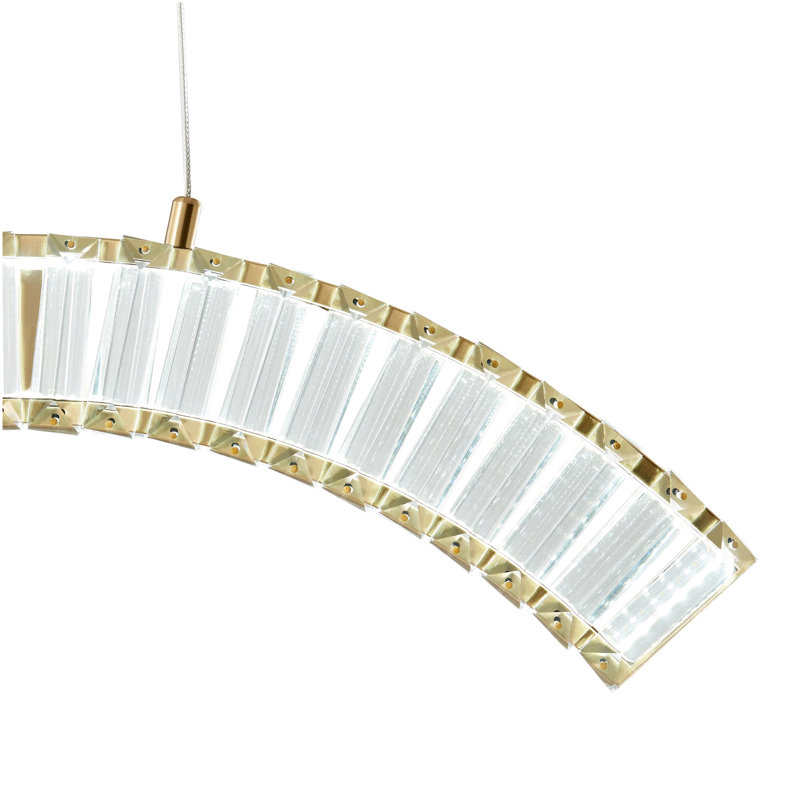Rayahna Dimmable LED Modern Linear Chandelier