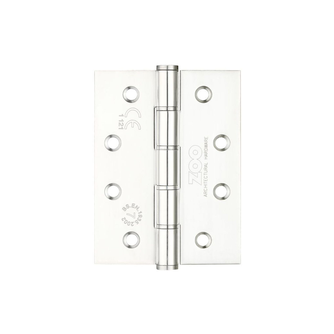 10.2cm H x 7.6cm W Butt Bearing Single Door Hinge