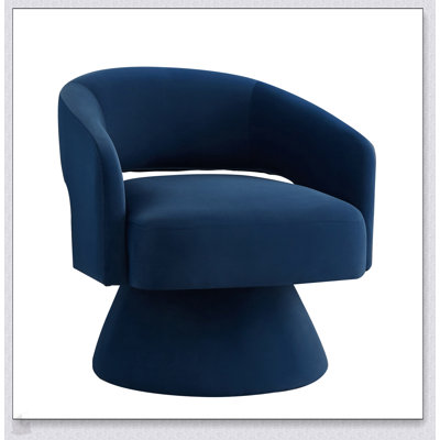 Comfortable Swivel Chair With Open Backrest For Various Rooms, Stylish And Practical Seating Solution
