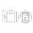 Black Aluminum Frame Lighted Bathroom Mirror-43159949