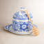 Pot à miel Spode Judaica avec Drizzler