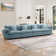 Extra Large And Long 4 Seater Modern Velvet Sofa, Oversize Sofa, Cloud Like Comfortable Couch With Comfy Seat And Back Support,4-seat Couch Storage Function Under Each Seat And Storage