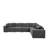 Upholstered L-Shaped Sectional Reversible