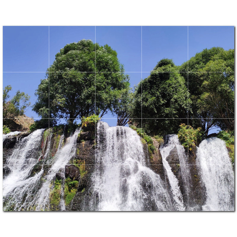 6'' x 6'' Satin Ceramic Decorative Mural