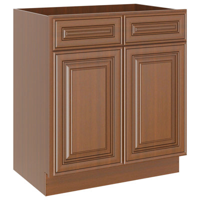 Armoire de base en contreplaqué à double porte en contreplaqué prêt-à-assembler en camouflage Cameo Homeibro Cozy Design l 30 po x P 21,5 po