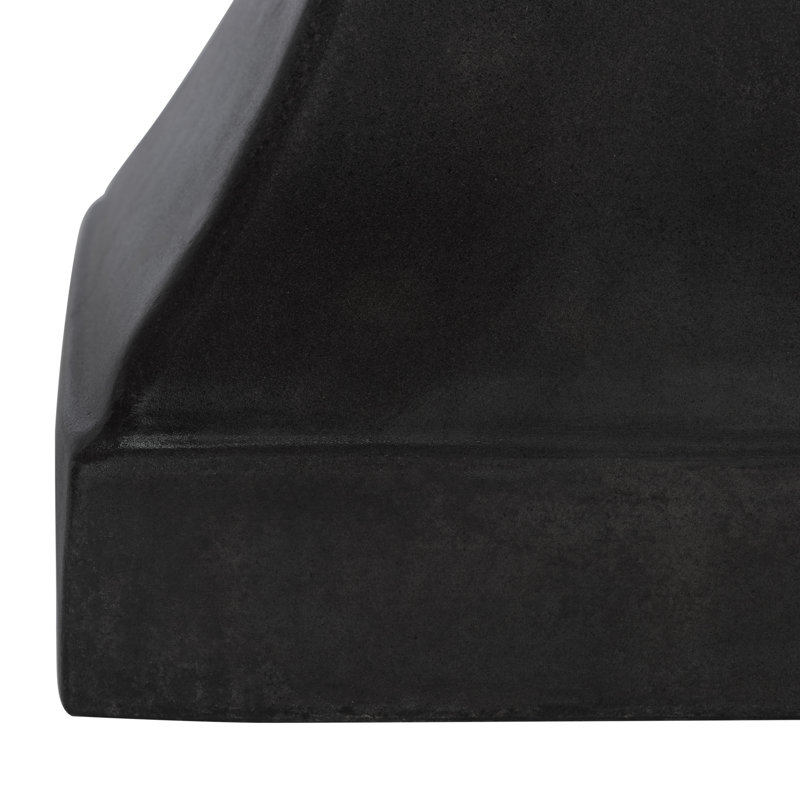 Aleea Concrete Top End Table, Lava