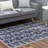 Faux Cowhide Digital Printed Patchwork The Missing Link Contemporary Indoor Area Rug Cotton Canvas Backing (4'' X 6'')-70063386