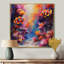 Orange, rose, poisson clown, corail, marine majestueuse - art mural de mur de corail, salon-1514252441-1410443266