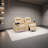 Multi-functional TV sofa in basement-110744405