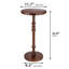 Pedestal Round Side Table