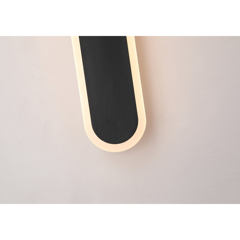 Daishia Integrated LED Outdoor Sconce, 90cm H x 8cm W x 5cm D