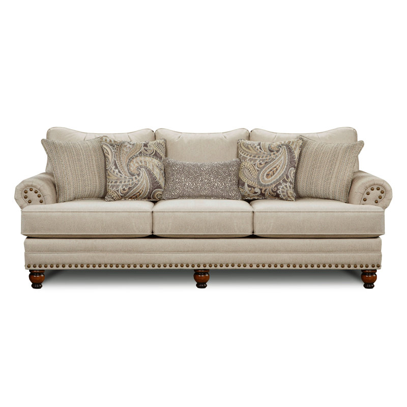 Fusion Furniture Carys Doe Sofa, Beige