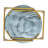 Oversize Portable Faux Fur Folding Saucer Moon Chair with Folding Ottoman-2097722491-2097748749