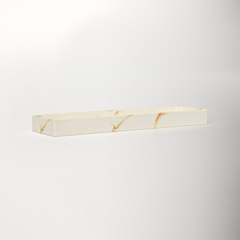 Graciela Marble Bathroom Tray, Onyx Brown