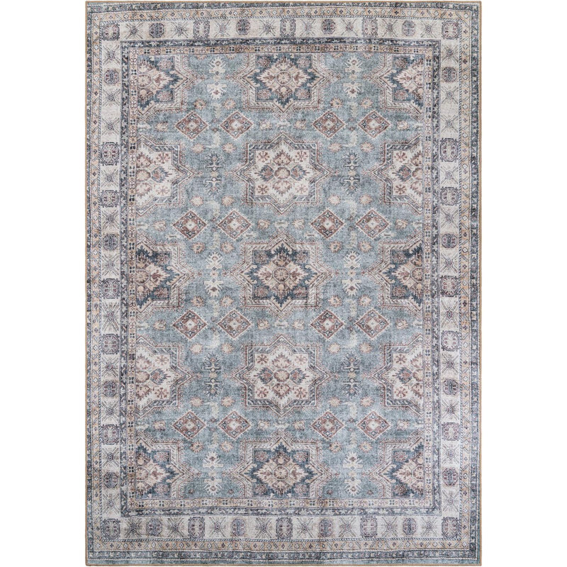 None Huguenot Area Rug Soft Green Color, Rectangle 8'4" x 12'