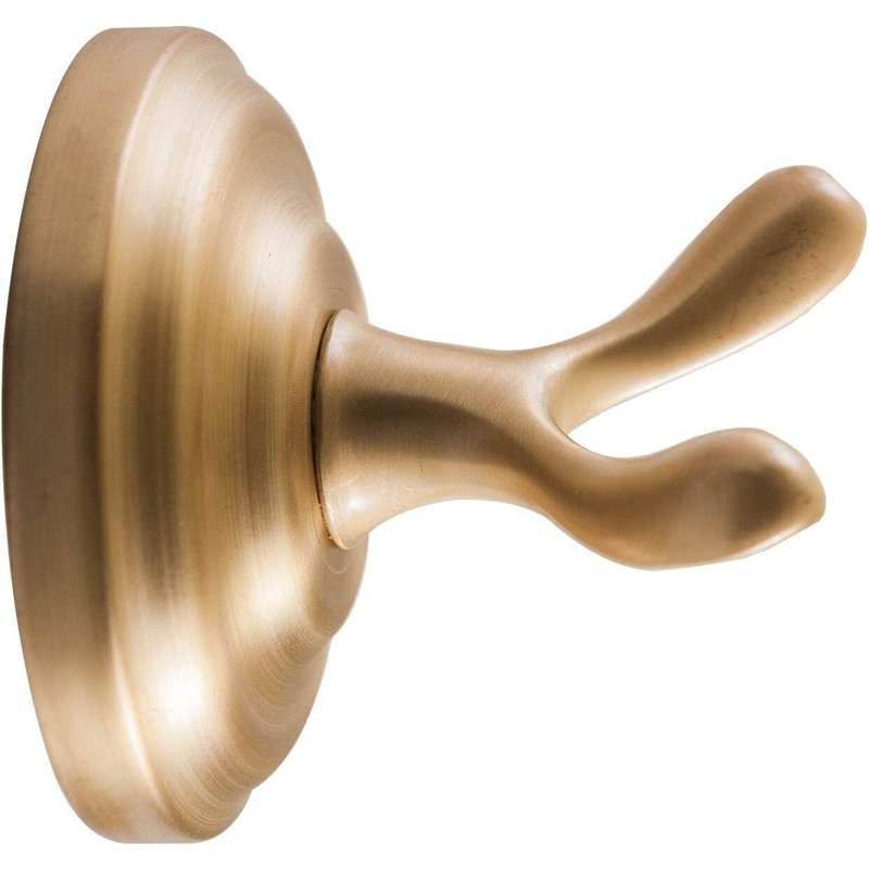 Satin Brass 5-Piece Bathroom Hardware Set with Towel Bars