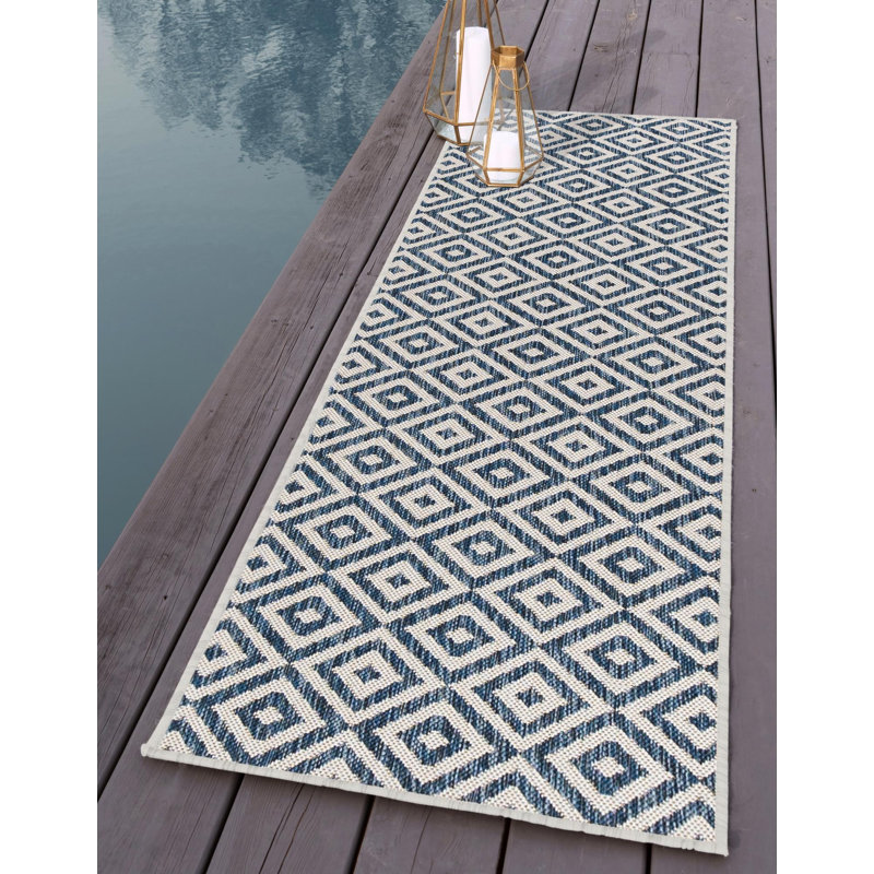 Jill Zarin Costa Rica Indoor/Outdoor Rug, Runner 2' x 8'