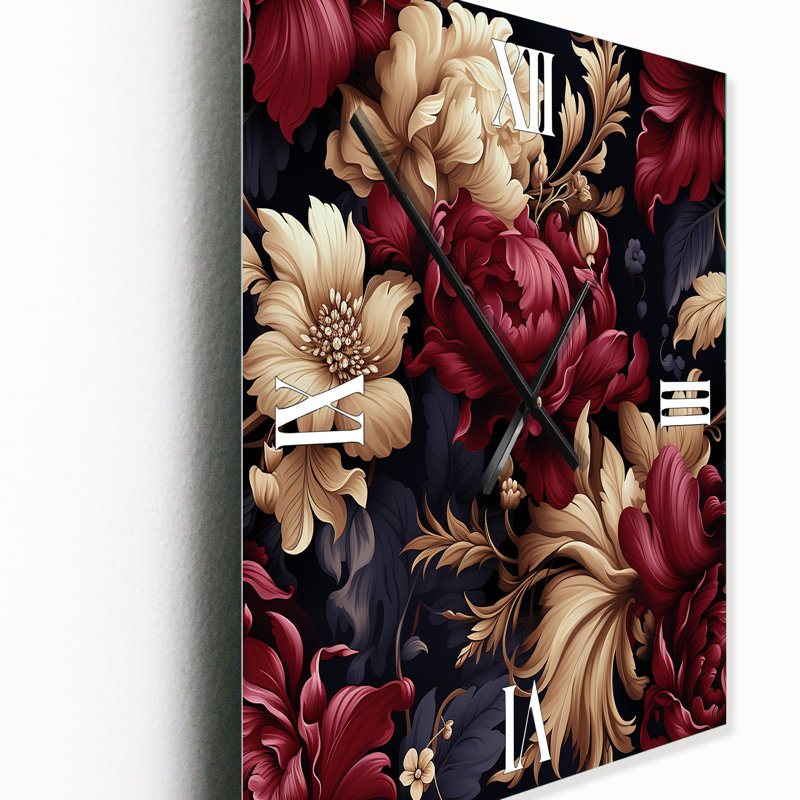 Jasna - Horloges murales florales, Petit