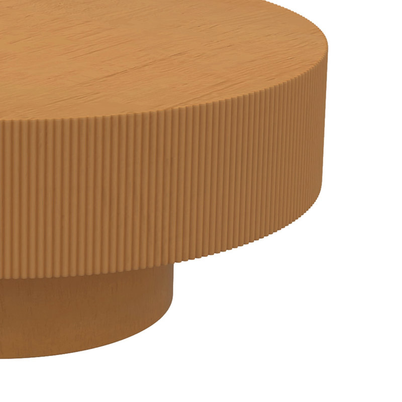 Table basse moderne à piédestal moderne, Naturel