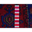Tapis oriental rouge 4 pi 6 po x 6 pi 8 po Hamadan