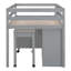 Lit mezzanine polyvalent avec bureaux, tablettes et tiroirs rétractables et portables pour une utilisation optimale de l'espace et un confort optimal-2043812563-2043812560