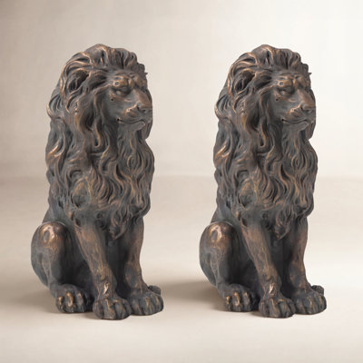 Irizarry Weather-Resistant Lion Garden Statue