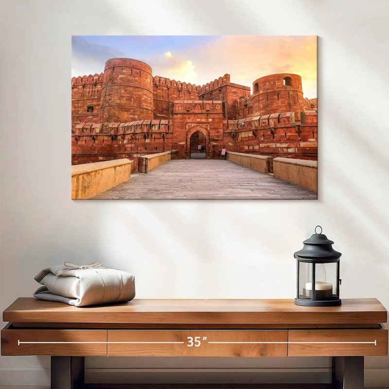 Nicci Ancient Agra Fort, 16" H x 24" W