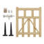 Chesnut Gate Fencing with 1 Panel(s) Included-1037232121