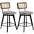 Grey Linen Seat/ Black Frame