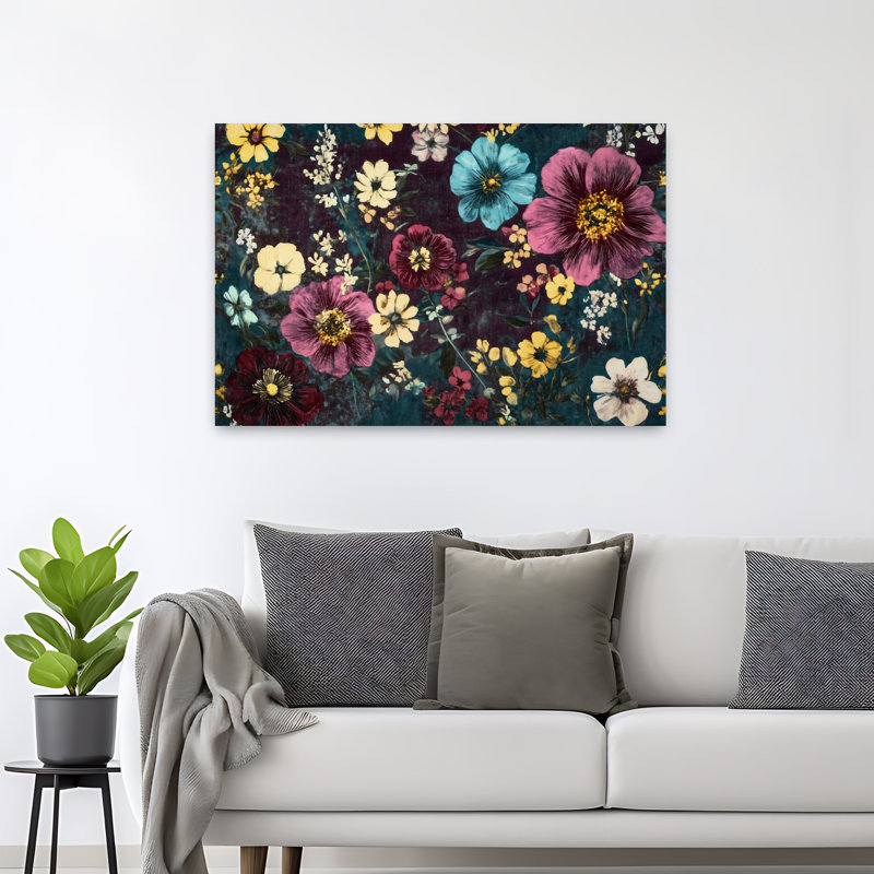 Art mural rétro, rétro et contemporain, H 32 po x l 48 po